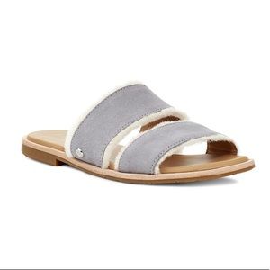 NWT Ugg Soft Amethyst Evalita Suede Sandal